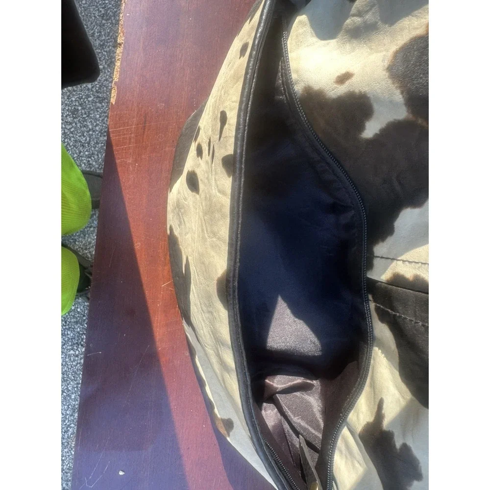 Gal Brown Purse With cow print